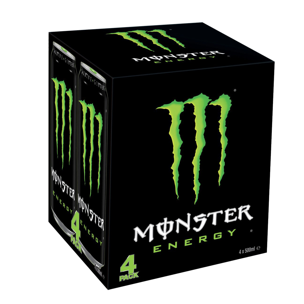 Monster Energy Drink - 4 Pack