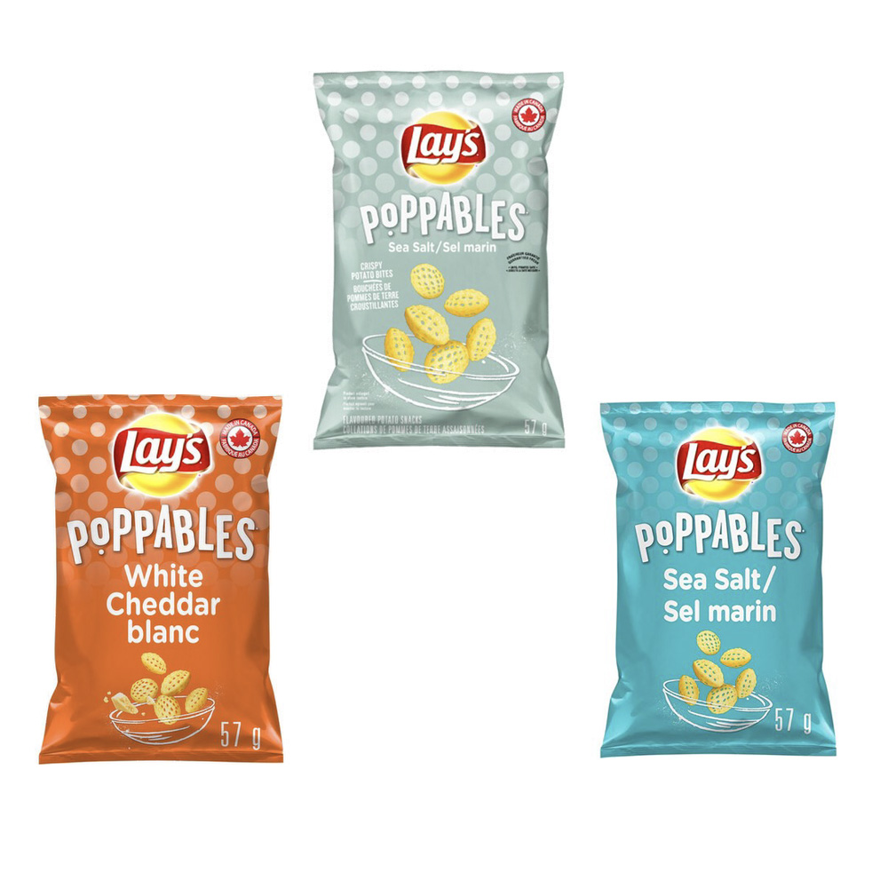 Assorted Lay’s Poppables – 57g – 2 for $4