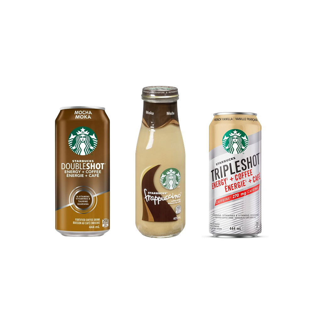 Assorted Starbucks Coffee – 405ml to 455ml – 2 for $6.50