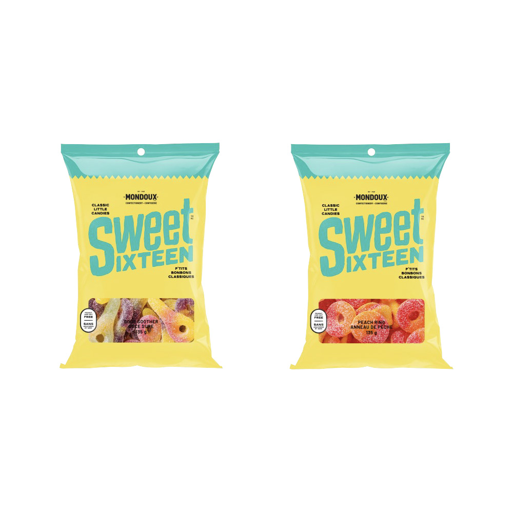 Assorted SweetSixteen – 125g – 135g – 2 for $6