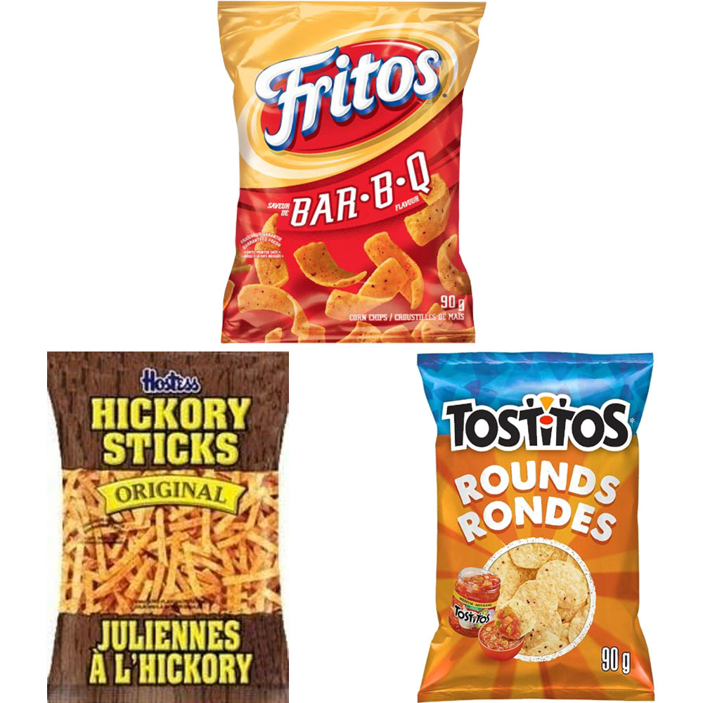 Assorted Hickory Sticks – Tostitos Rounds – Fritos – 2 For $4.24