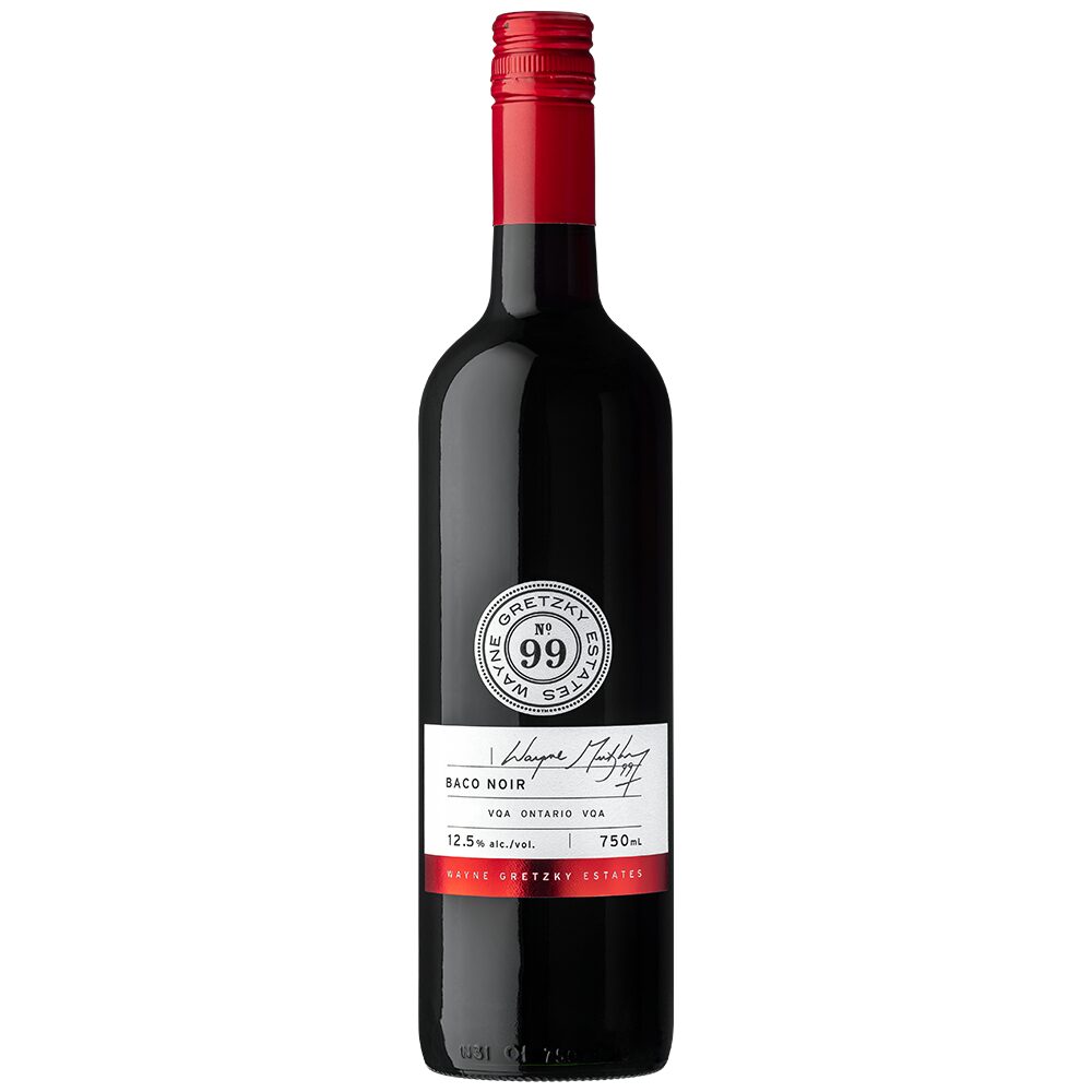 Wayne Gretzky Founders Baco Noir Bottle